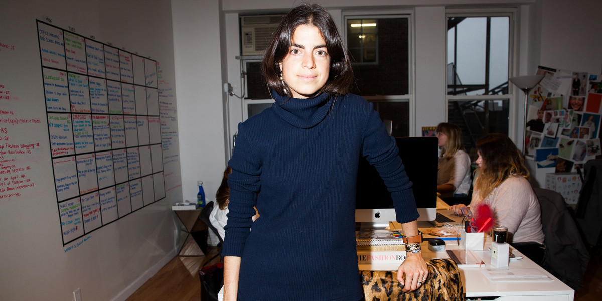 Leandra Medine, founder of Man Repeller, in her site's headquarters in New York City.