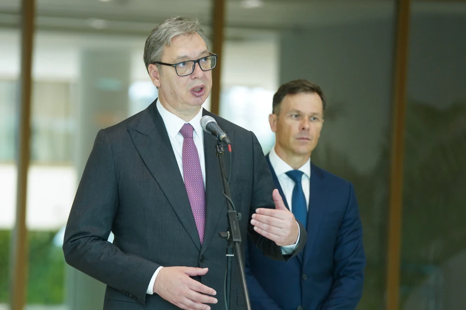 Aleksandar Vučić i Siniša Mali