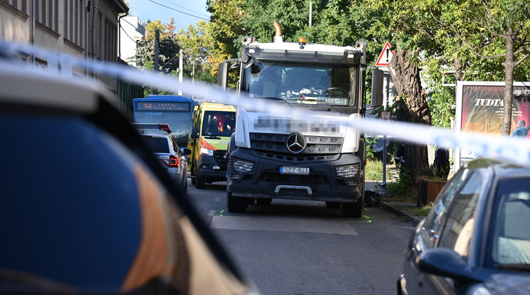 Szörnyű baleset történt Kispesten /Fotó: MTI/Mihádák Zoltán