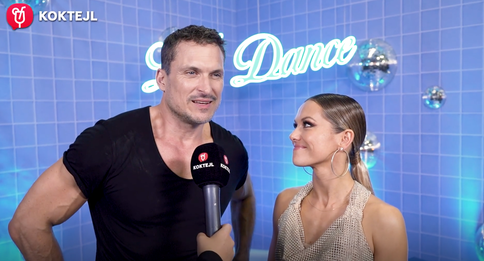 Herec Ján Koleník a tanečnica Dominika Rošková.