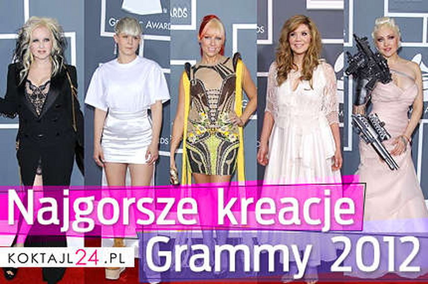 Najgorsze kreacje Grammy 2012