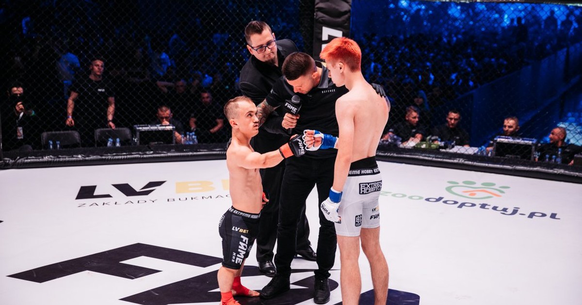 MMA 3. Mini Majk z Ekipy przegrał z Lordem Kruszwilem przez TKO