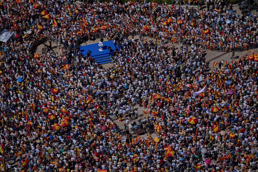 Protest u Španiji protiv vlade Pedra Sančeza