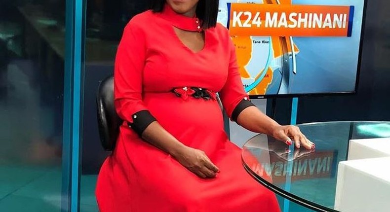 K24 News Anchor experiences Isabella Kituri labour scare on Live TV 