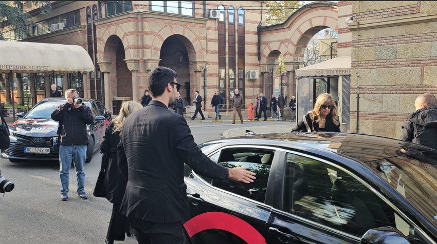 Porodica Žarka Lauševića na sahrani