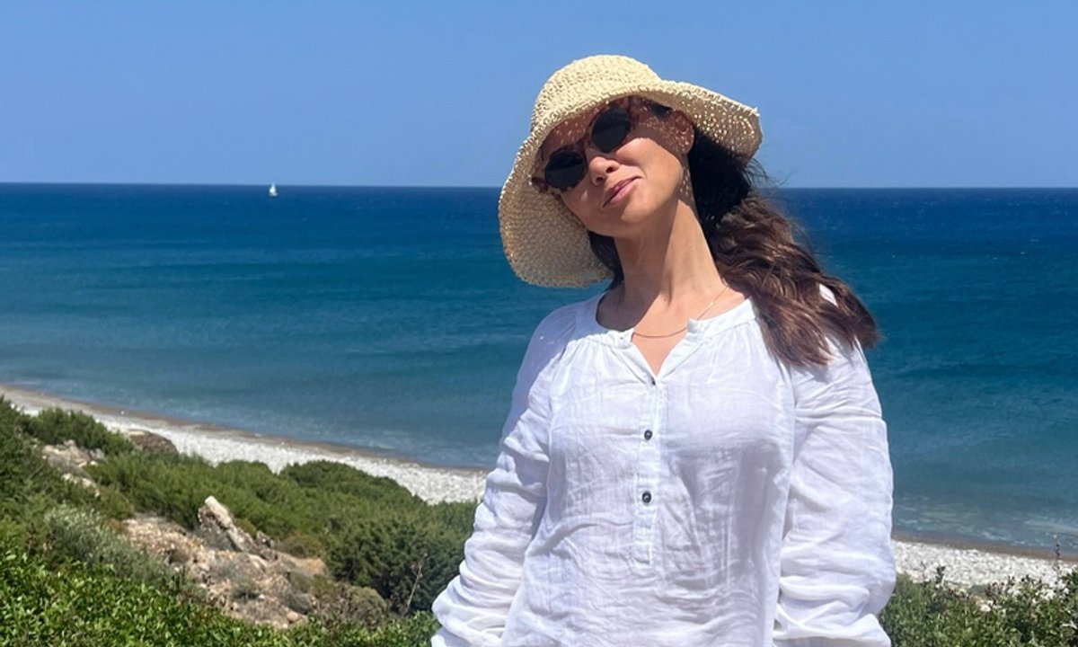 Kinga Rusin pozuje topless na wakacjach. "Piękna kobieta", "Boska"