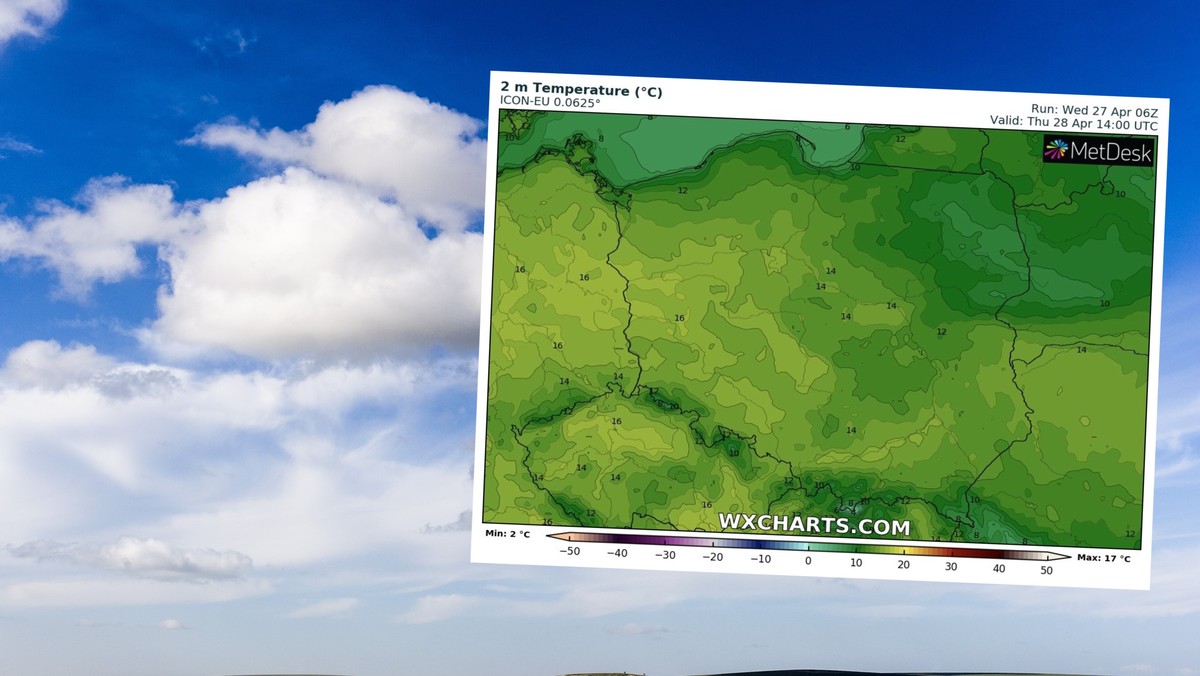 Prognoza pogody na czwartek, 28 kwietnia. Nadchodzi Tim. Przyniesie zmiany