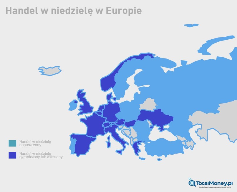 Handel w niedzielę - jak to wygląda w Europie?