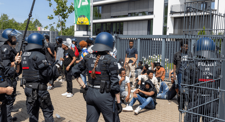 Allemagne 228 arrestations après un festival érythréen