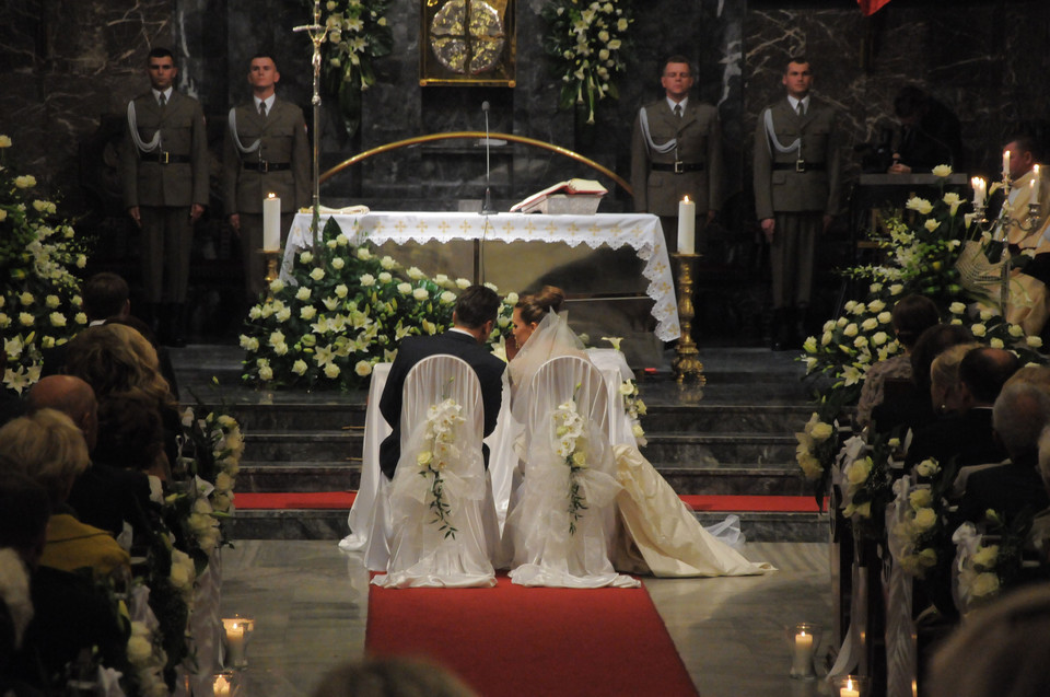 Ślub Oli Kwaśniewskiej i Kuby Badacha, 22 września 2012 r.