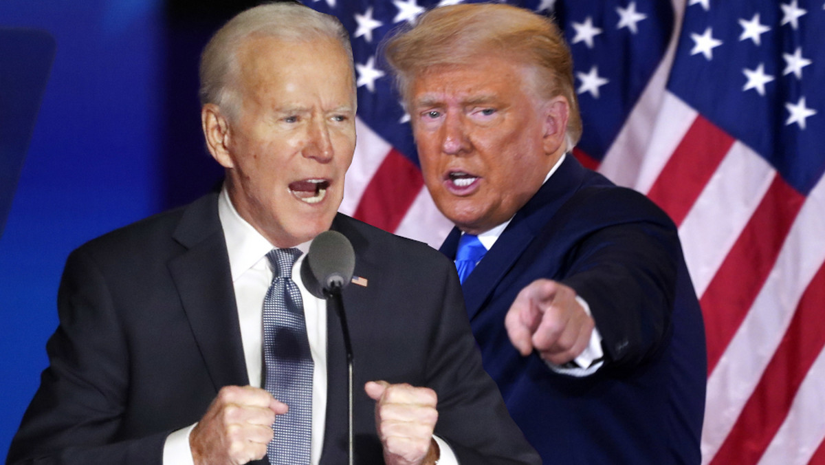 Joe Biden i Donald Trump walczą o stołek prezydenta USA