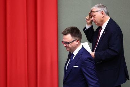 Wrze na posiedzeniu Sejmu. Hołownia do Suskiego: proszę mi mówić "generale"
