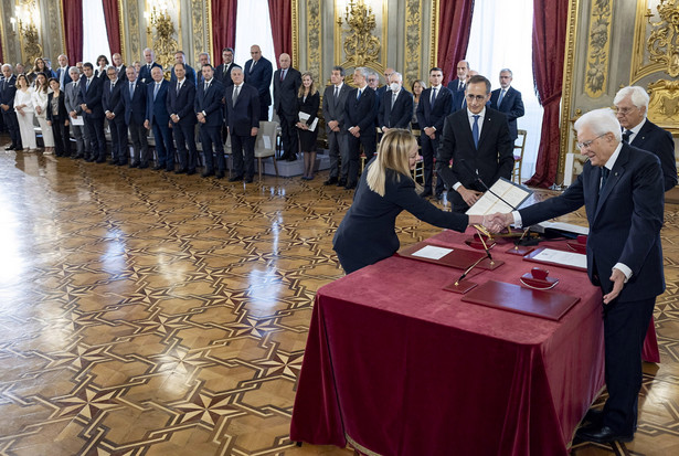 Ceremonia zaprzysiężenia rządu Giorgii Meloni