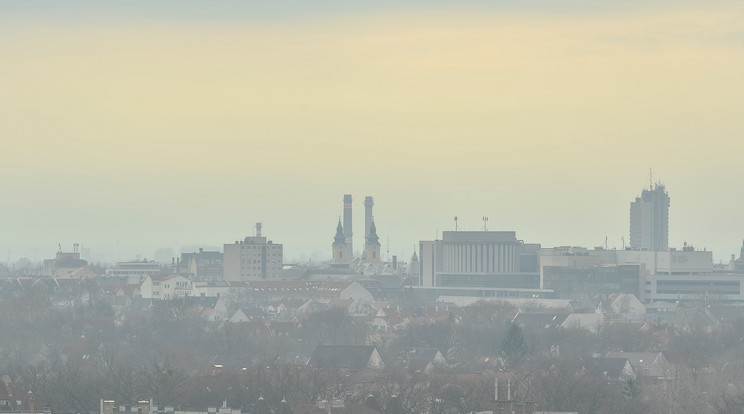 Debrecenben is kifogásolható a levegő minősége / Fotó: MTI/Czeglédi Zsolt