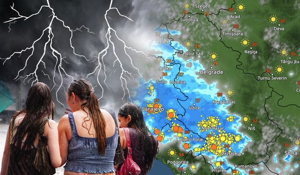 Radarski snimci i putanja razorne oluje u Srbiji: Evo kako će se kretati nevreme