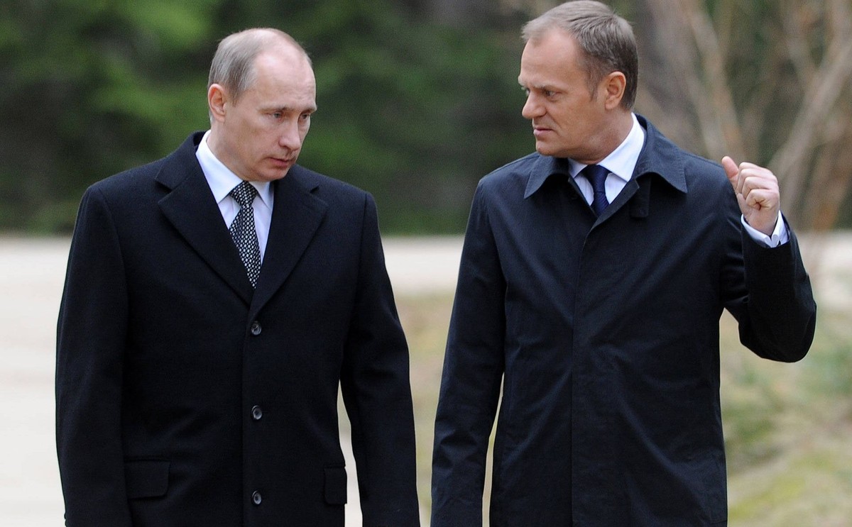 Władimir Putin i Donald Tusk
