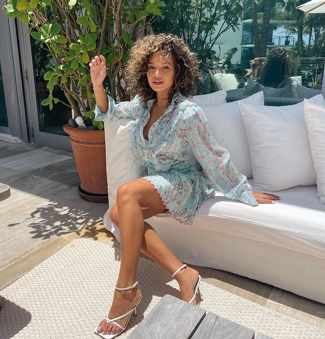 Americká modelka Jordan Ozuna. 
