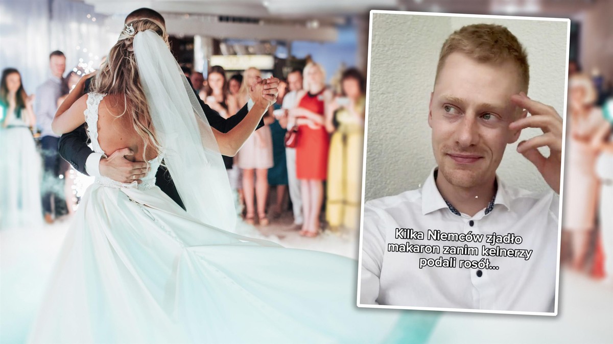 Powiedział, "co Niemcy odwalili" na jego weselu w Polsce. "Makaron mnie rozwalił"