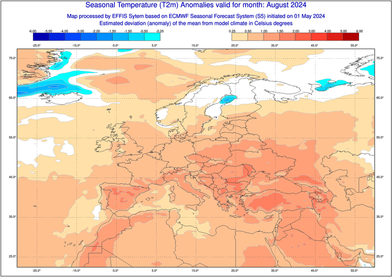 Nadchodzące lato ma przynieść temperatury powyżej normy