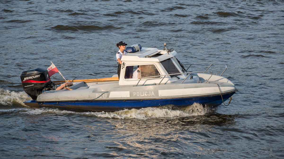 Policja Wisła Warszawa motorówka