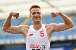 Igrzyska Europejskie. Srebrny medal Alberta Komańskiego w biegu na 200 m