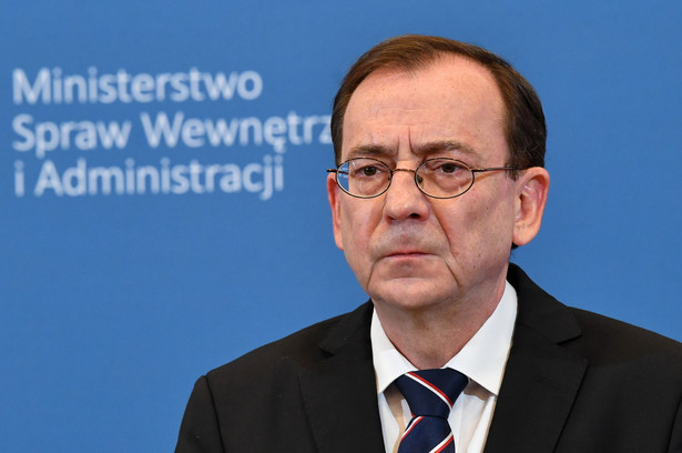 Minister spraw wewnętrznych i administracji Mariusz Kamiński