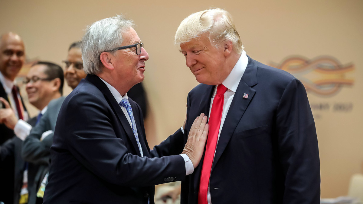 Jean-Claude Juncker o spotkaniu z Donaldem Trumpem