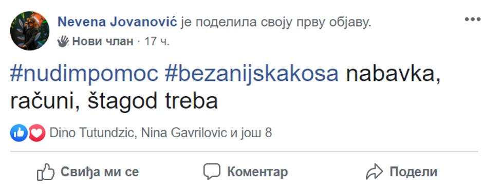 Nevena je jedna od skoro deset hiljada ljudi koji žele da pomognu svojim sugrađanima
