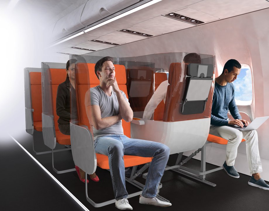 Rozwiązanie zaproponowane przez firmę Avio Interiors