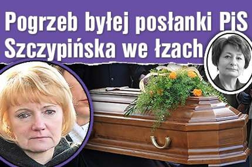 Pogrzeb byłej posłanki PiS. Szczypińska we łzach