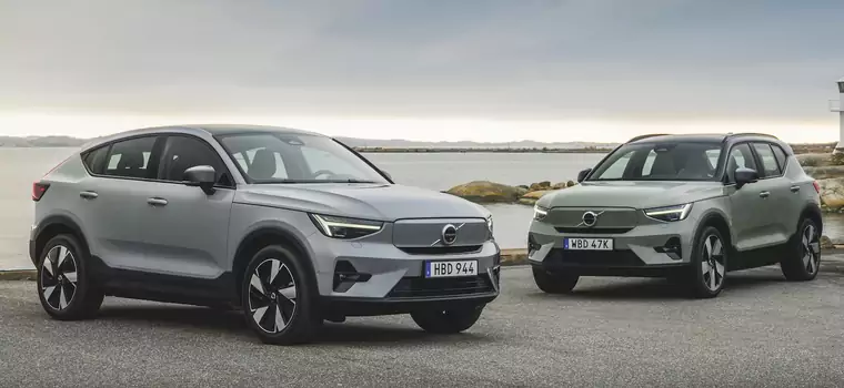 Volvo XC40 Recharge i C40 po liftingu mają większy zasięg i szybsze ładowanie baterii