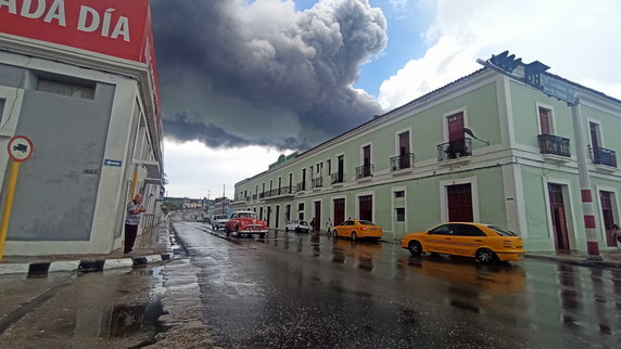 Pożar i eksplozje w magazynach paliwa na Kubie