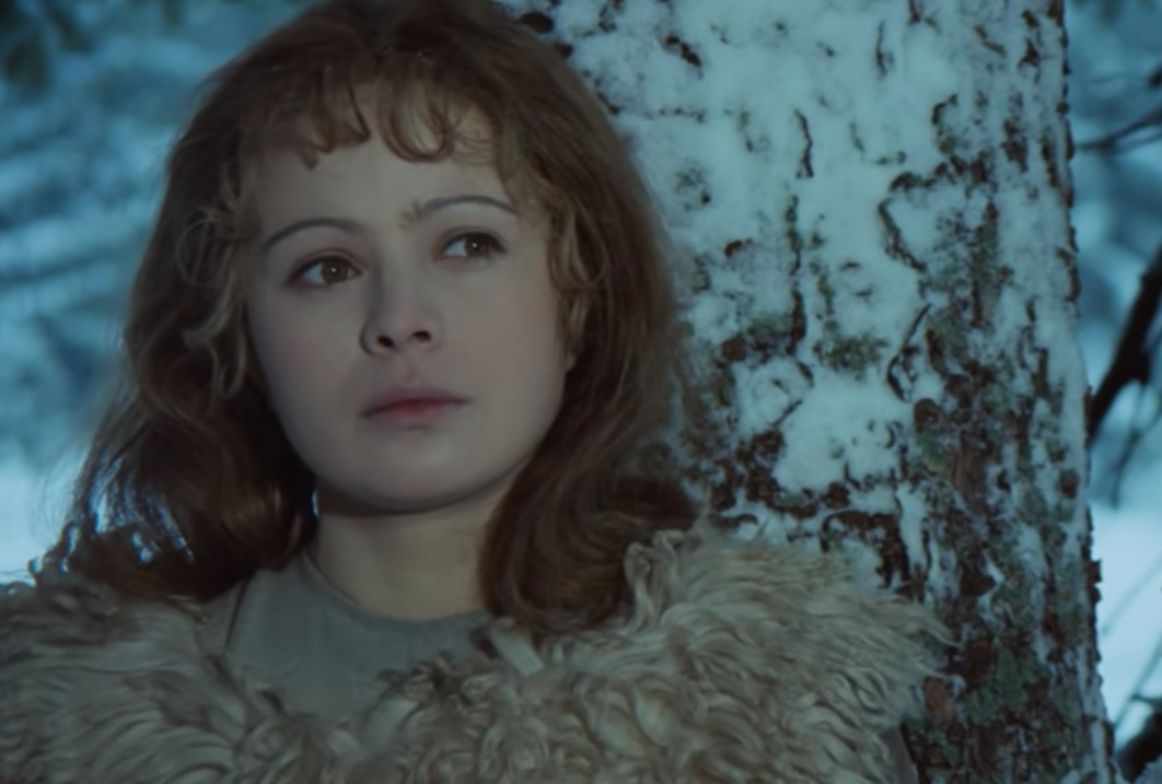 Česká herečka Libuše Šafránková vo filme Tři oříšky pro Popelku.