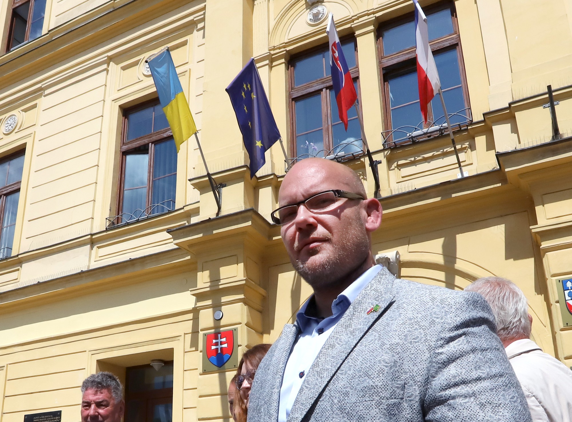 Kandidát na post predsedu Banskobystrického samosprávneho kraja (BBSK) Marek Kotleba.