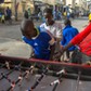 Saint Louis children playing table football