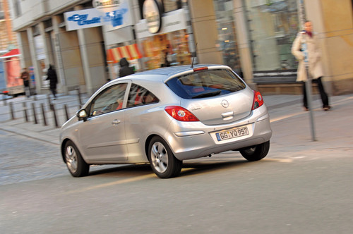 Fiat Grande Punto, Opel Corsa, Mitsubishi Colt, VW Polo