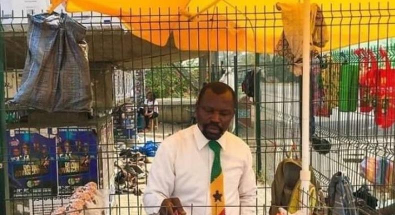 First-class KNUST graduate turns a roasted plantain seller