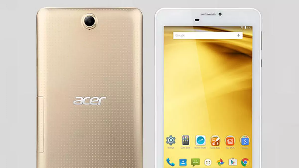 Acer Iconia Talk 7 (B1-723) z 3G, dual SIM i funkcją telefonowania