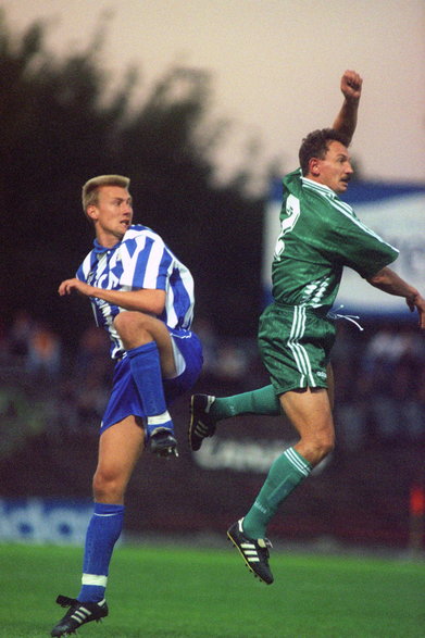 Mandziejewicz zagrał z Legią w Lidze Mistrzów w sezonie 1995/1996