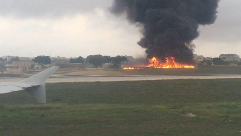 Rozbity samolot na Malcie. Pięć osób nie żyje