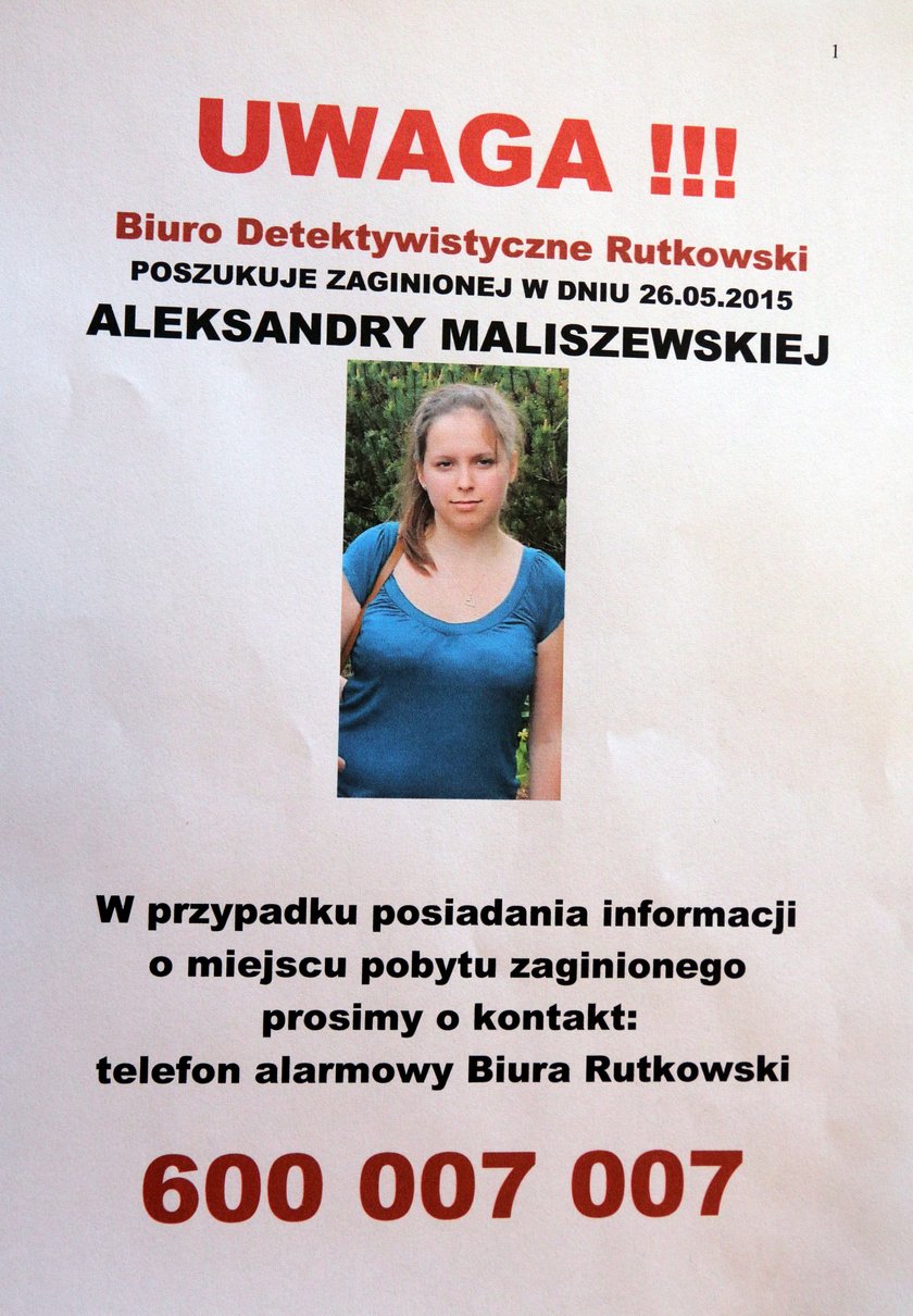 Zaginiona Aleksandra Maliszewska