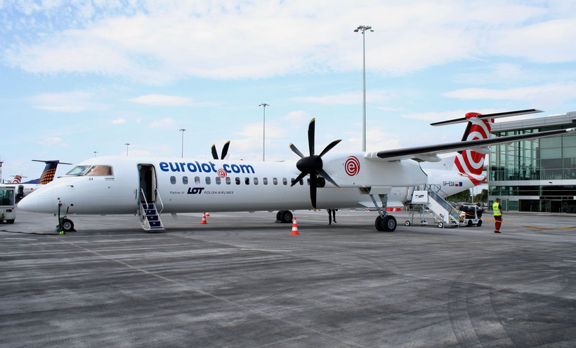 Samolot Eurolotu.