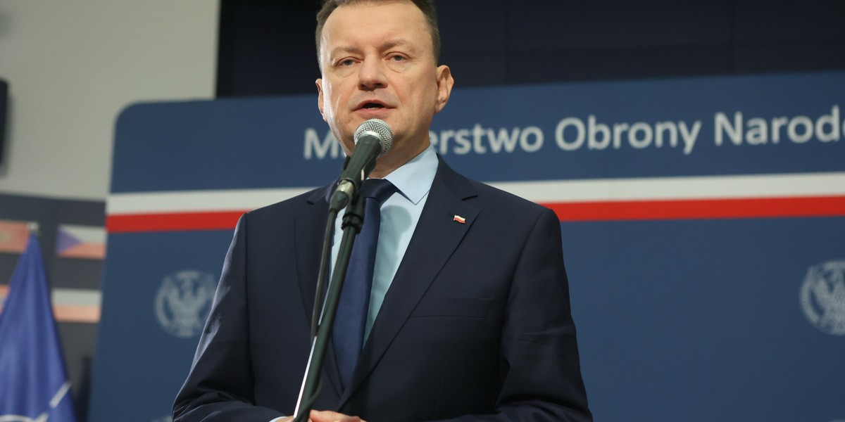 Minister obrony narodowej Mariusz Blaszczak.