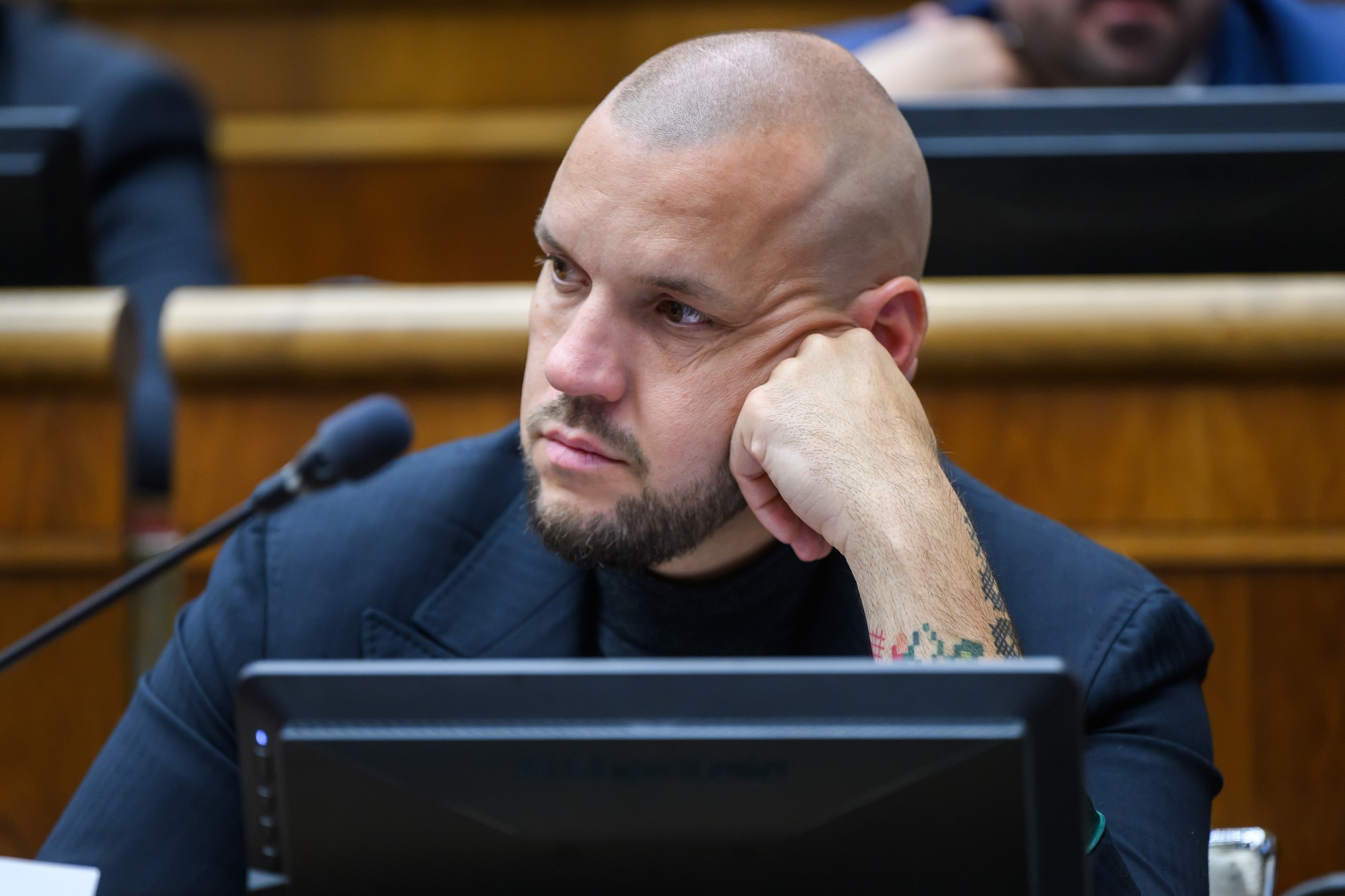 Poslanec NR SR Michal Sabo (Progresívne Slovensko).