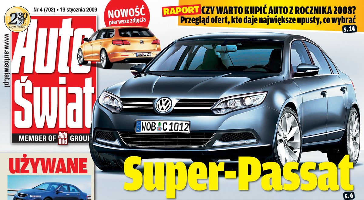 Uwaga! Nowy Volkswagen Passat
