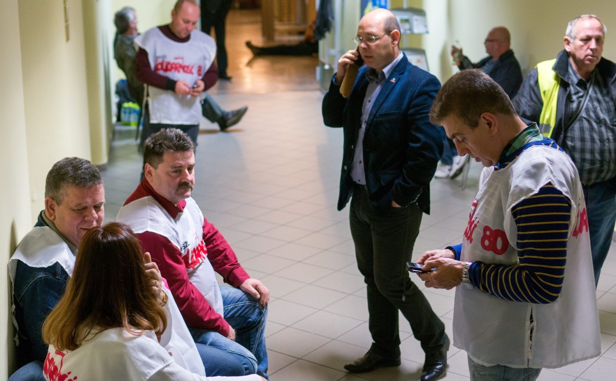 Związkowcy w Kompanii Węglowej