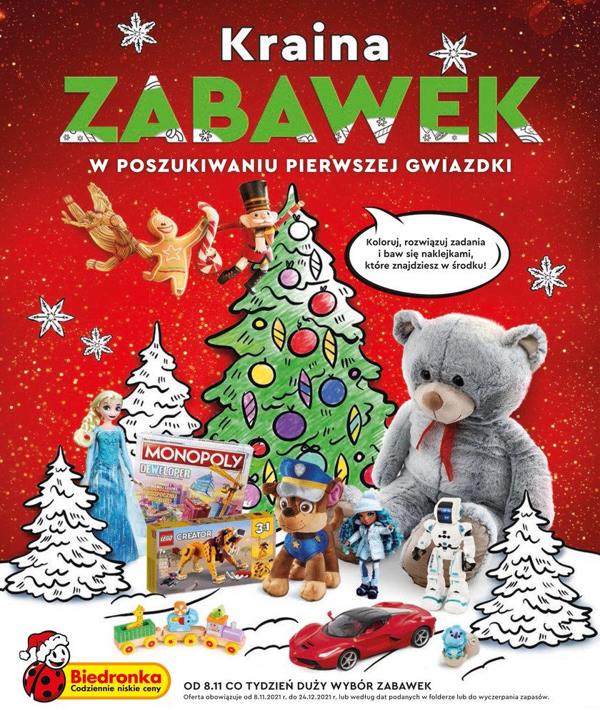 Katalog Biedronki z zabawkami na święta Bożego Narodzenia