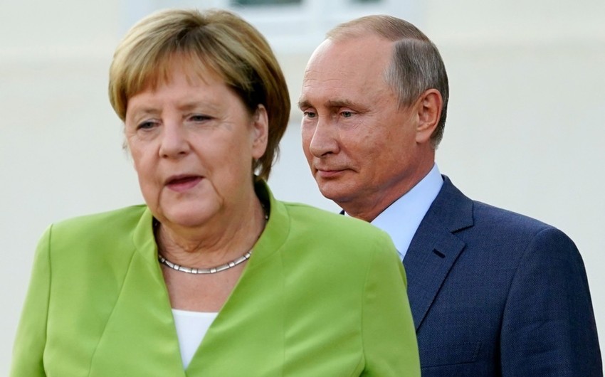 Angela Merkel i Vladimir Putin