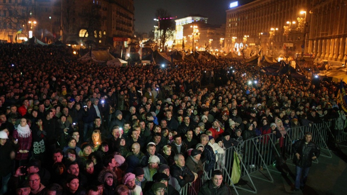 Antivladini protesti u Kijevu 21. februara 2014.