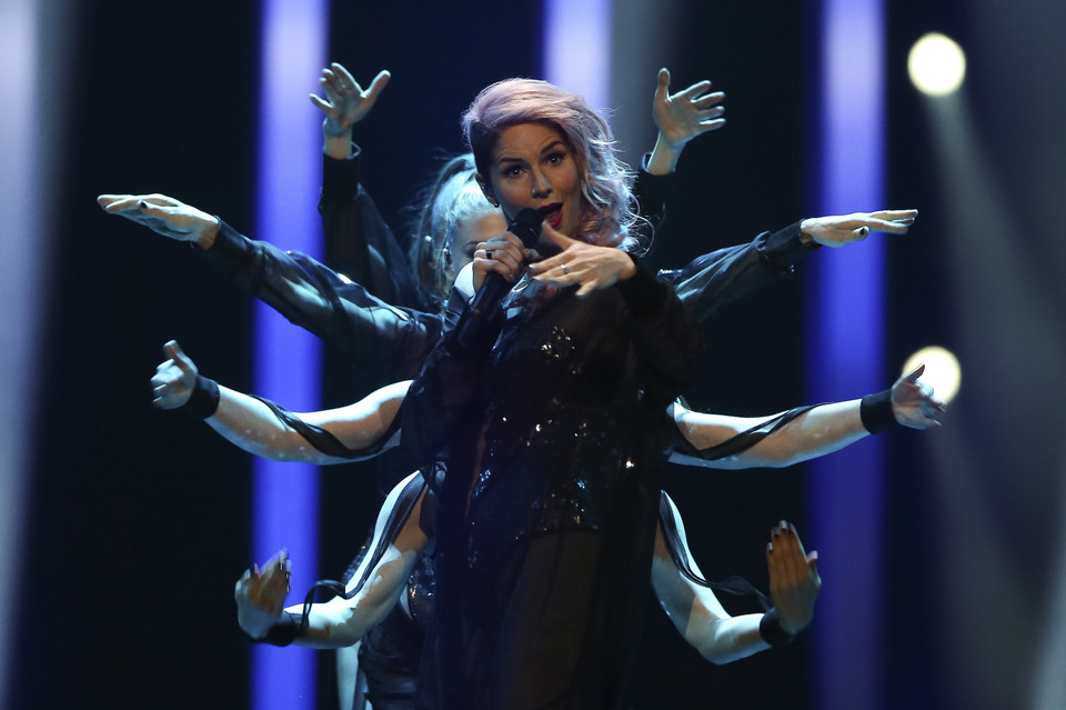 epa06726590 - PORTUGAL EUROVISION 2018 (Second Semi-Final - 63rd Eurovision Song Contest)